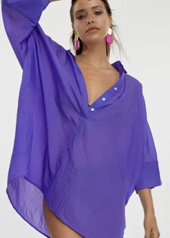 Discount Kaftan corto kimono Camisas Y Blusas|Baño