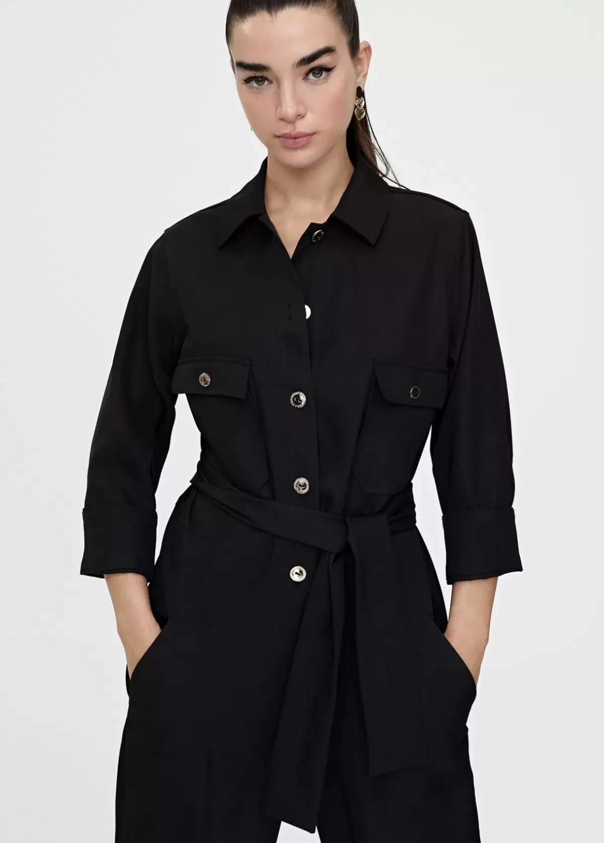 Clearance Mono color Pantalones