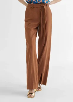 Online Pantalón cinturón y aberturas Pantalones