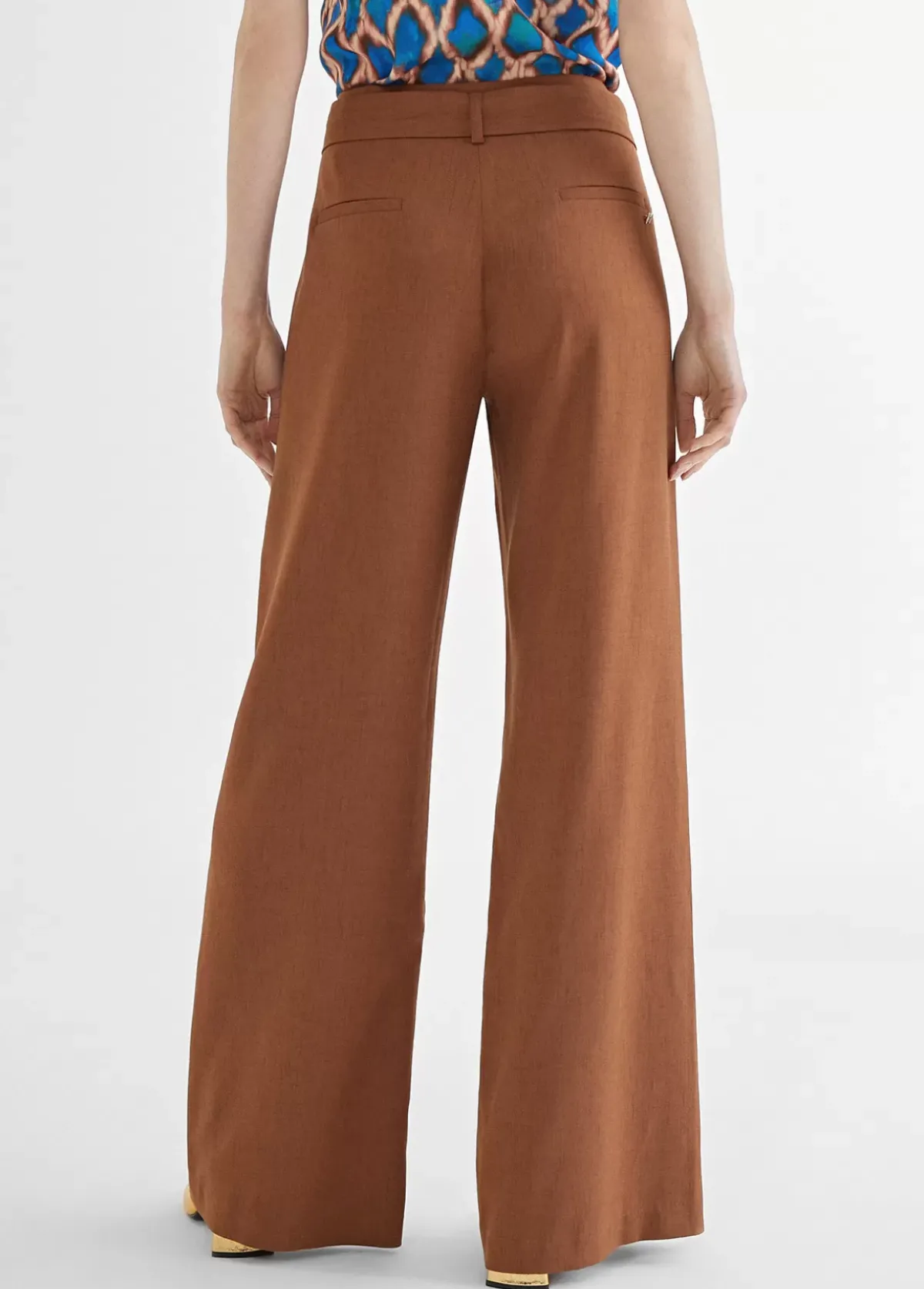 Online Pantalón cinturón y aberturas Pantalones