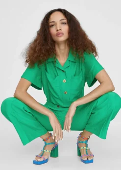 New Pantalón cropped monocolor Pantalones