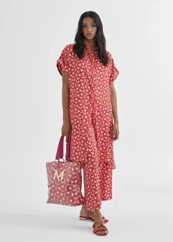 Hot Pantalón cropped monograma Pantalones