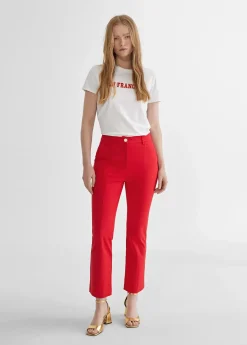 Clearance Pantalón de punto campana Pantalones