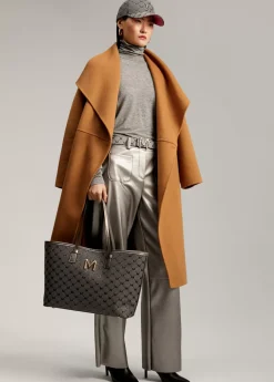 Outlet Pantalón efecto piel Pantalones