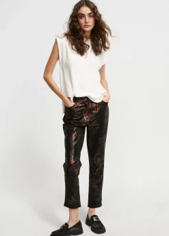 Discount Pantalón estampado animal Pantalones