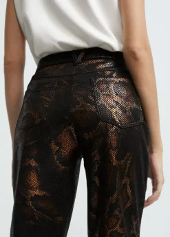 Discount Pantalón estampado animal Pantalones