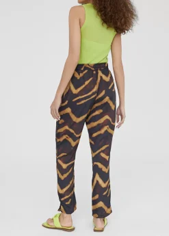 Pantalón jogging estampado zebra Pantalones|Baño