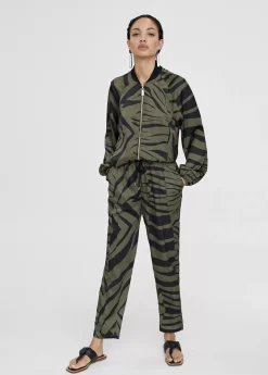 Clearance Pantalón jogging estampado cebra Pantalones