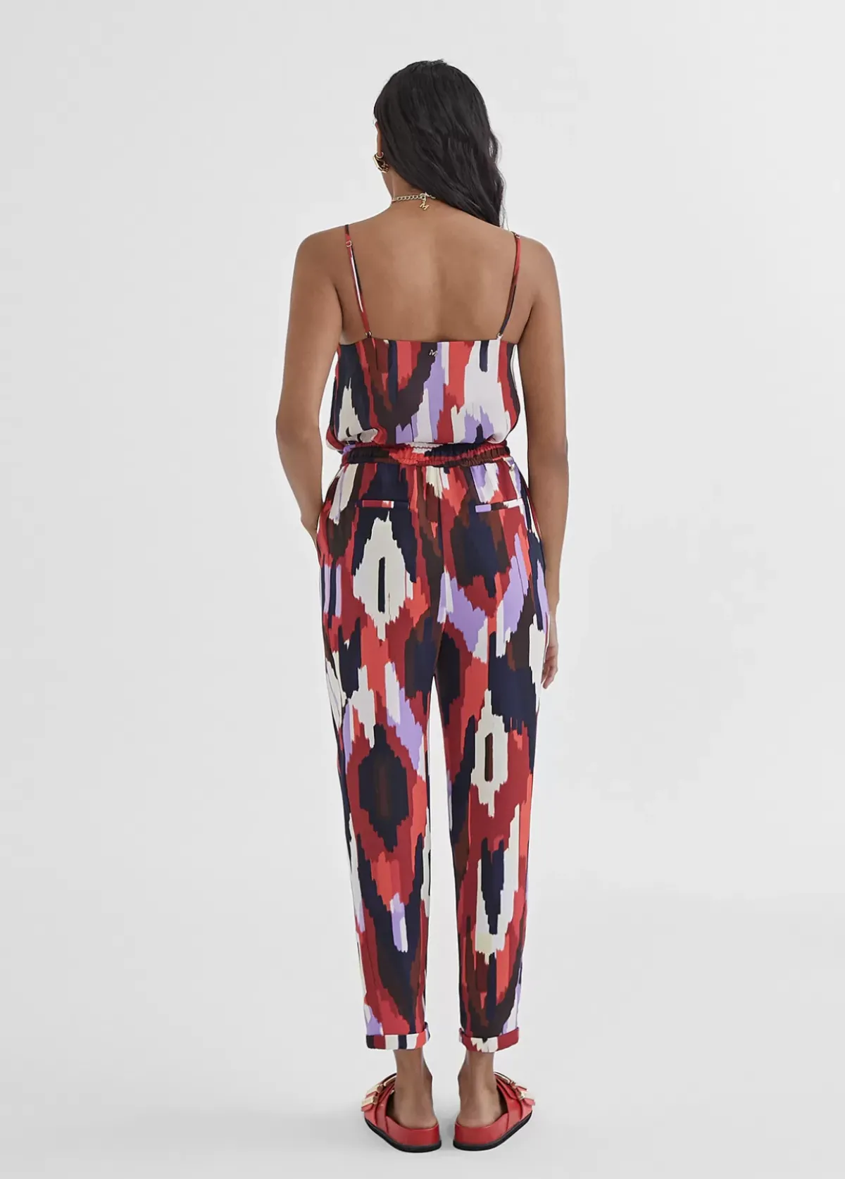 Outlet Pantalón jogging estampado Pantalones