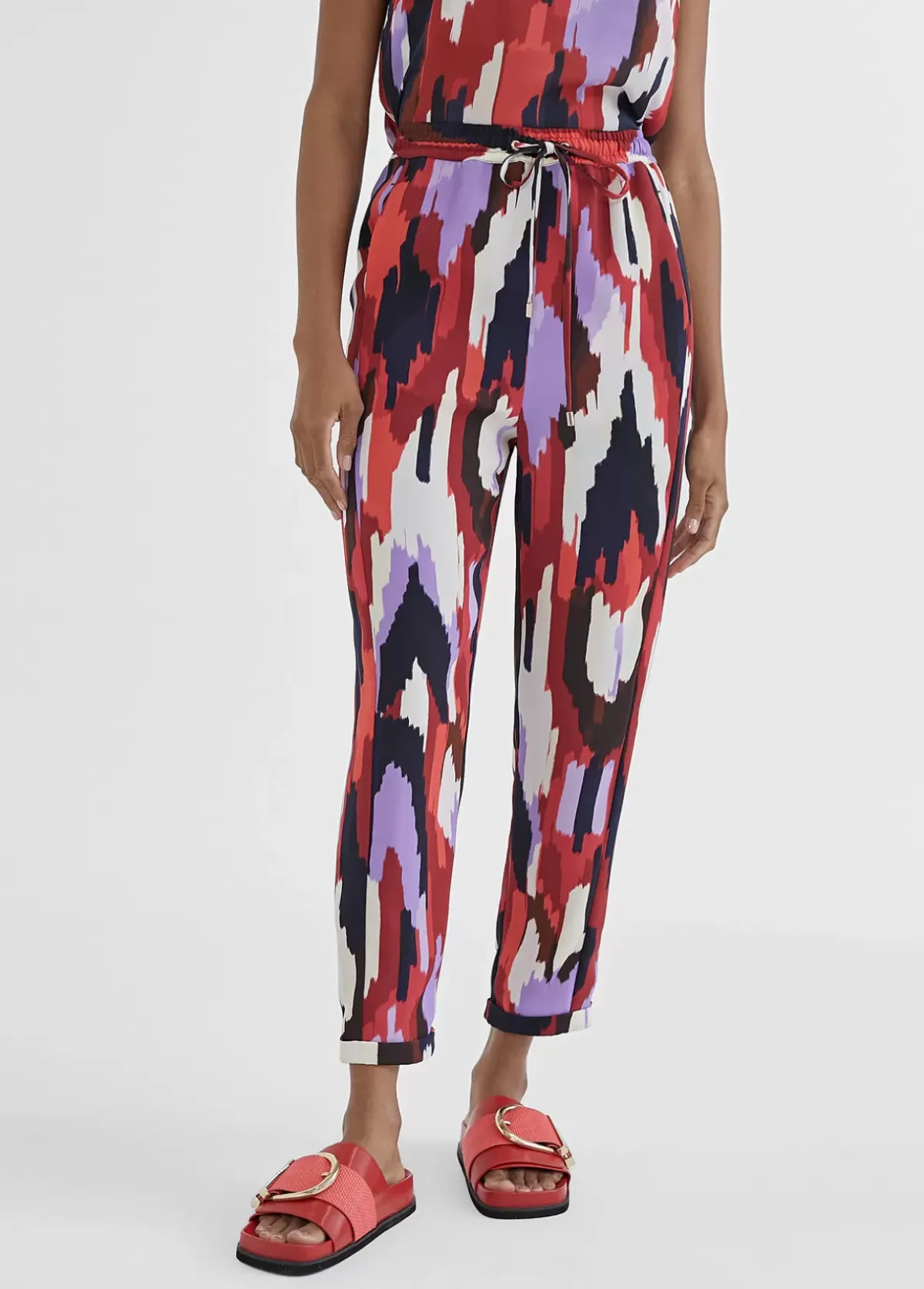 Outlet Pantalón jogging estampado Pantalones