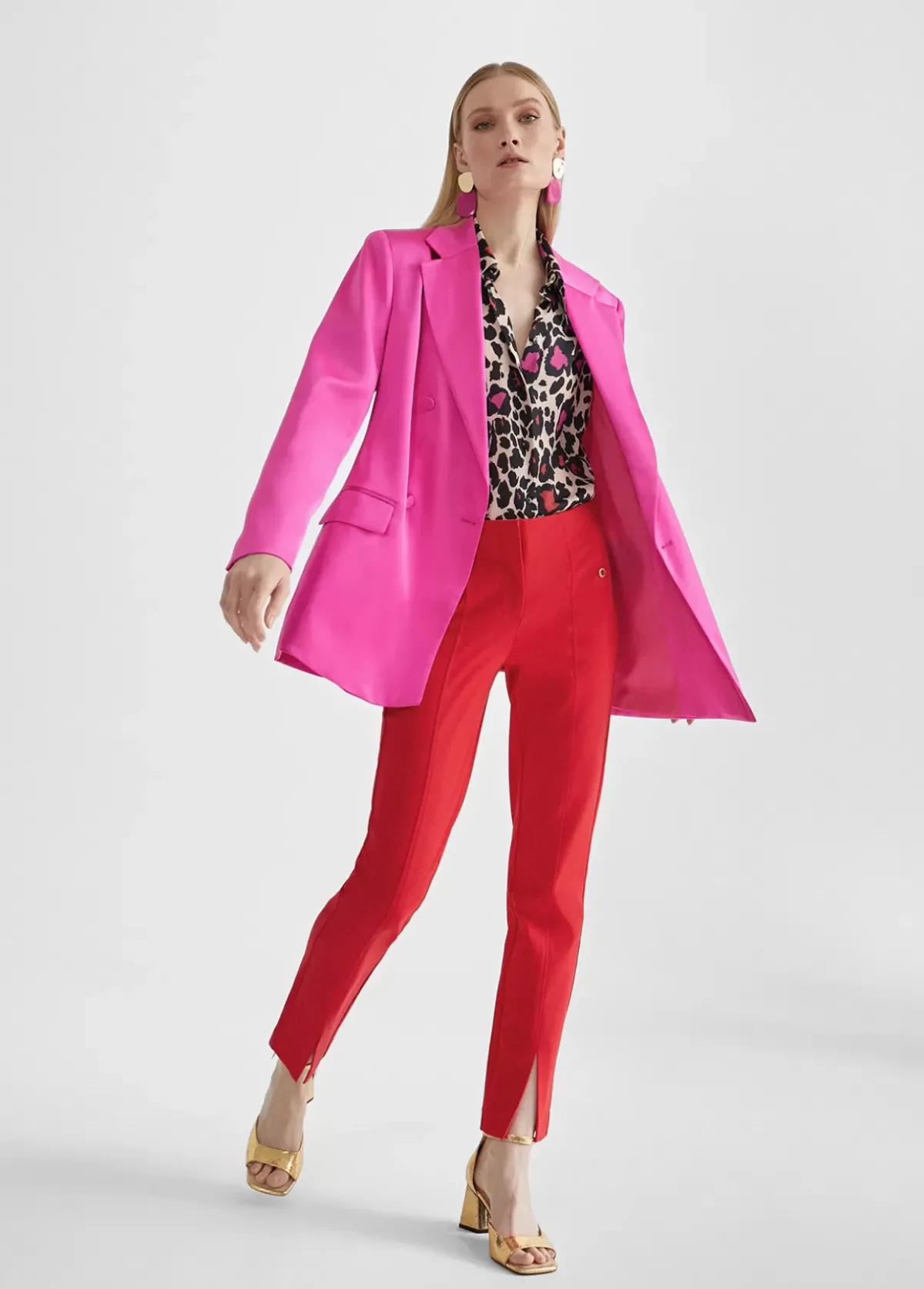 New Pantalón pitillo abertura Pantalones