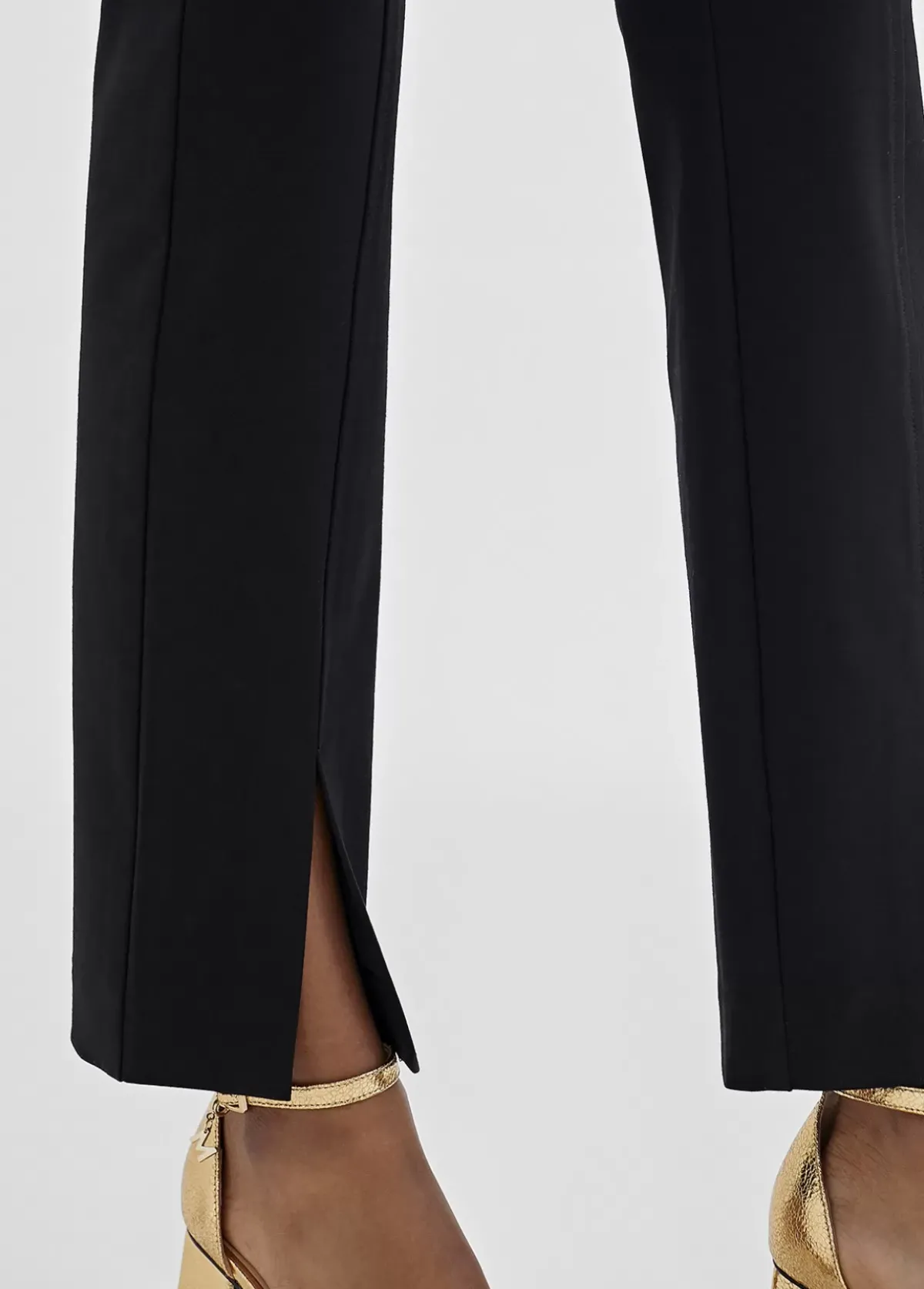 Outlet Pantalón pitillo abertura Pantalones