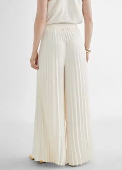 Outlet Pantalón plisado y fluído Pantalones