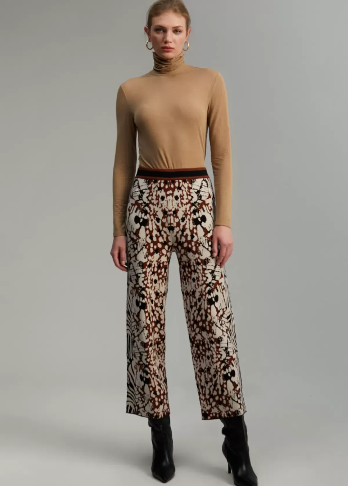 Best Pantalón punto animal print Animal Print|Punto