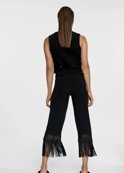 Best Pantalón punto flecos Pantalones