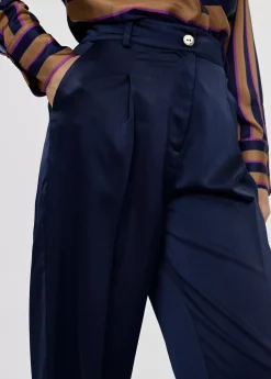 Clearance Pantalón recto con bolsillos Pantalones