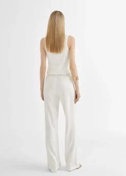 Outlet Pantalón recto fluido Pantalones