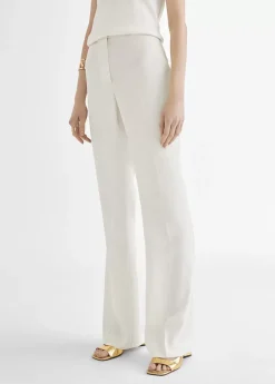 Outlet Pantalón recto fluido Pantalones