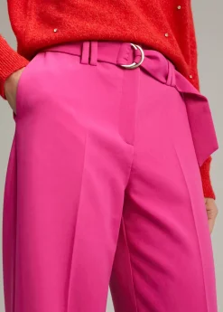 Online Pantalón wideleg cinturón Pantalones