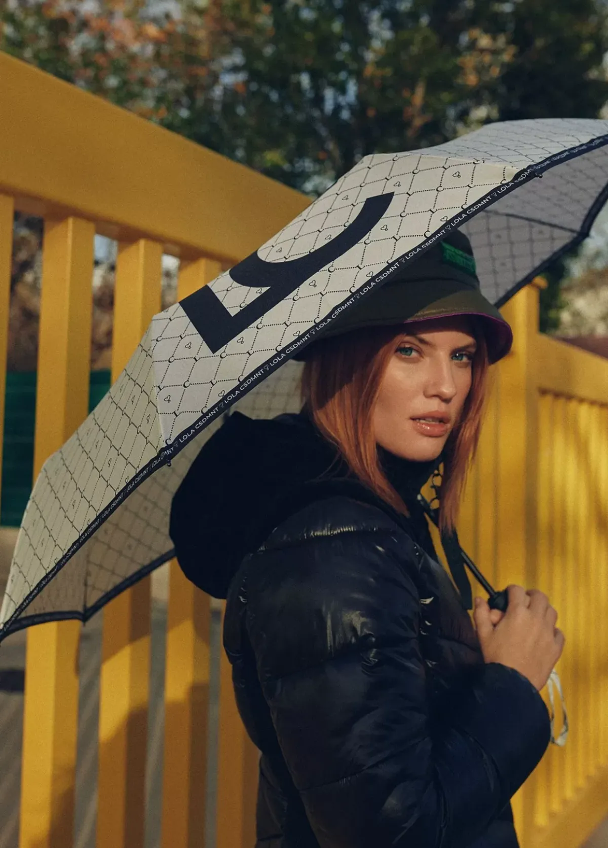 Hot Paraguas pequeño automático logotipado | Lola Casademunt Paraguas