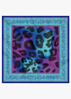 Online Pañuelo animal print azules Animal Print|Bufandas Y Pañuelos