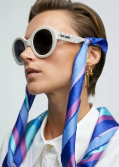 Online Pañuelo animal print azules Animal Print|Bufandas Y Pañuelos