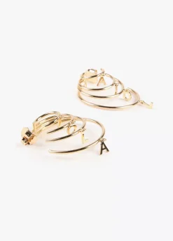 New Pendientes 4 aros Pendientes