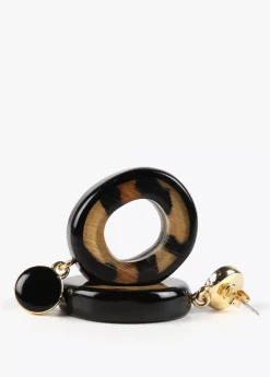 Best Pendientes de aro animal print Bisuteria