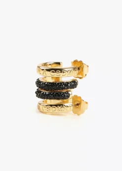 New Pendientes doble aro Pendientes