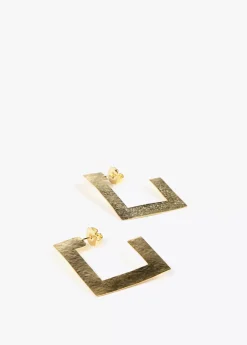 Sale Pendientes s de aros cuadrados Bisuteria