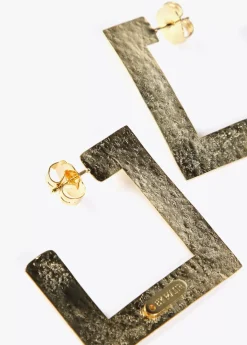 Sale Pendientes s de aros cuadrados Bisuteria