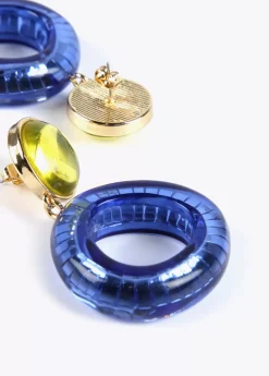 Outlet Pendientes dos piezas de colores Bisuteria