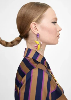 Pendientes pez de colores Bisuteria