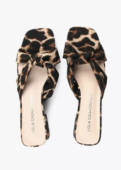 Sale Sandalia estampado animal Calzado