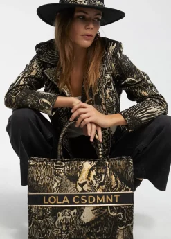 Shopper jacquard Animal Print|Bolsos Shopper