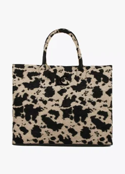 Online Shopper tejido animal Bolsos Shopper|Bolsos Grandes