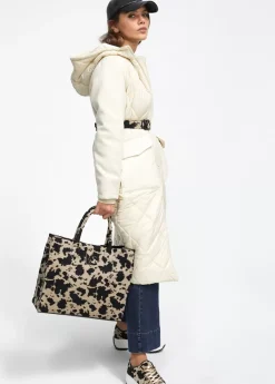 Online Shopper tejido animal Bolsos Shopper|Bolsos Grandes