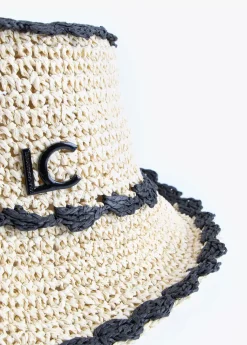 Sombrero efecto ráfia Accesorios|Baño