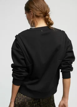 Discount Sudadera con pedrería Sudaderas