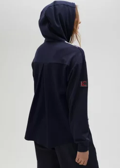 Outlet Sudadera rayas bicolor con cierre frontal - Lola Casademunt Sudaderas