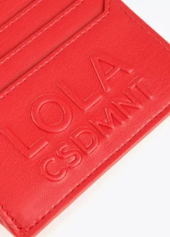 Online Tarjetero con logo en relieve. Accesorios|Bolsos