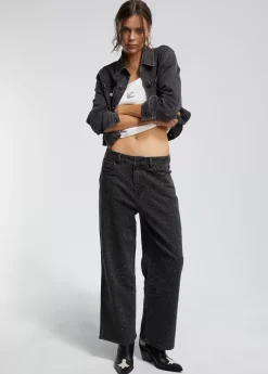 Hot Tejano detalle strass Pantalones