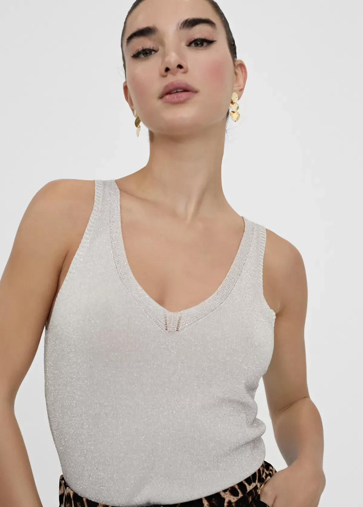 Discount Top basico de punto Camisetas Y Tops|Punto