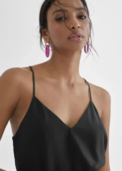 Hot Top de escote pico Camisetas Y Tops