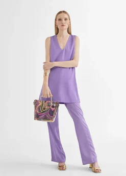 Best Top largo con aberturas Camisetas Y Tops|Camisas Y Blusas