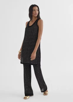 Outlet Top largo con piezas metalicas Camisetas Y Tops