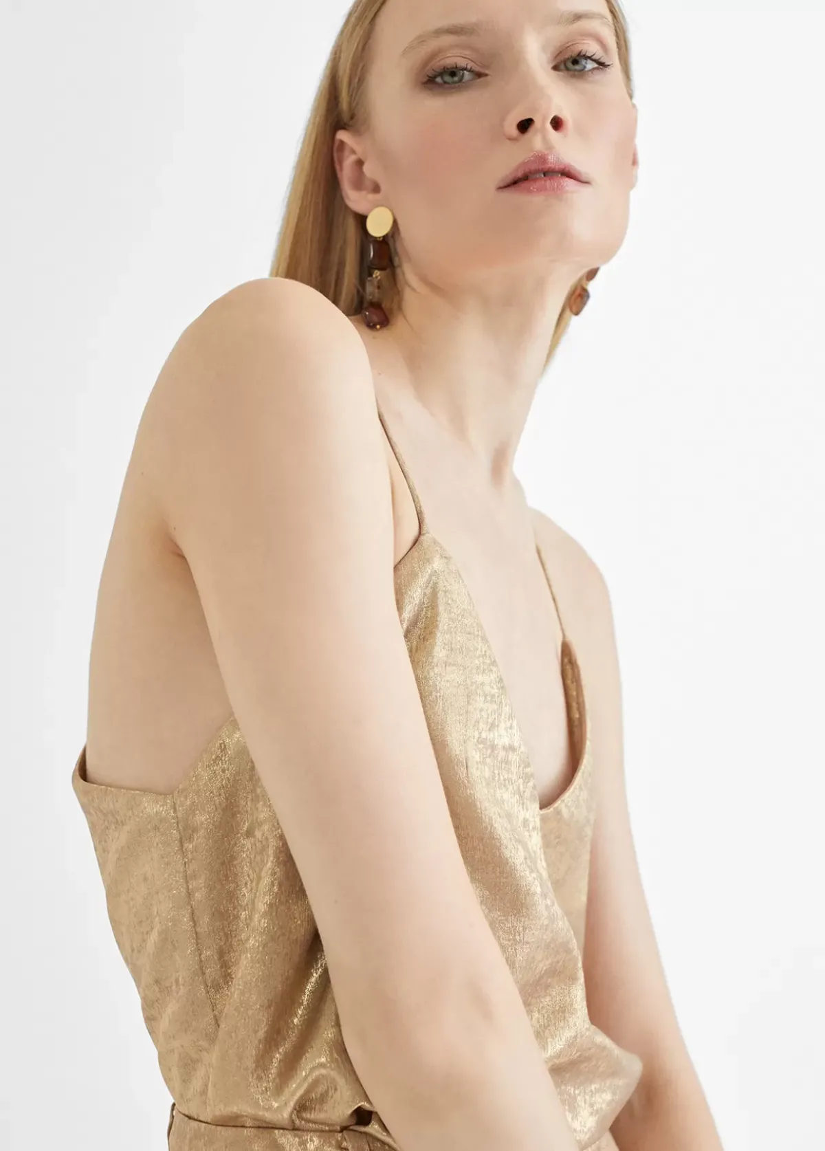 Online Top lencero escote en pico Camisetas Y Tops