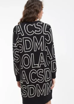 Discount Vestido de punto letras Punto|Vestidos Y Faldas