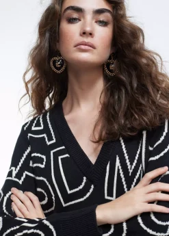 Discount Vestido de punto letras Punto|Vestidos Y Faldas