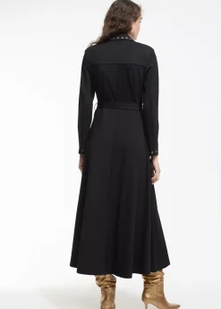 Hot Vestido detalle eyelets Vestidos Y Faldas